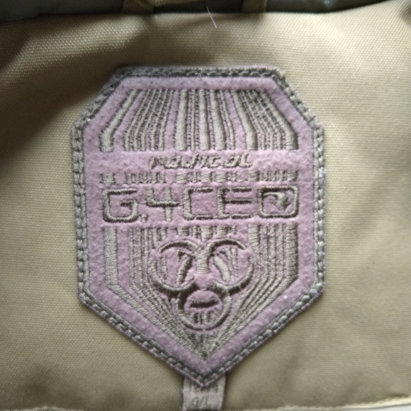 Large boys' green winter coat (or XS mens) G4CEO, lots of pockets /manteau hiver - Picture 9 of 9